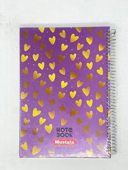 طباعة قلوب بنفسجية